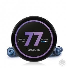 NICOTINE POUCHES BLUEBERRY MEDIUM 77 NICOTINE POUCHES