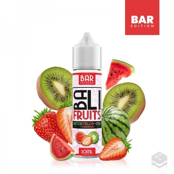 AROMA WATERMELON KIWI STRAWBERRY BAR EDITION BALI FRUITS KINGS CREST 10ML LONGFILL