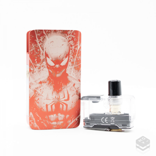 DOTPOD MAX SPIDERMAN ENGRAVED RED V1.5 POD DOTMOD