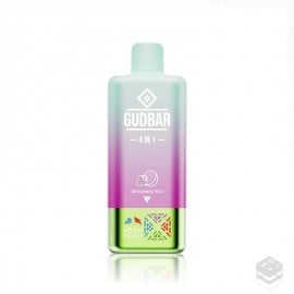 DISPOSABLE VAPE STRAWBERRY KIWI GUDBAR 4 IN 1 0MG