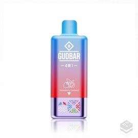 DISPOSABLE VAPE STRAWBERRY COCONUT GUDBAR 4 IN 1 0MG