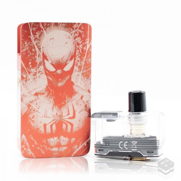 DOTPOD MAX SPIDERMAN ENGRAVED RED V1.5 POD DOTMOD