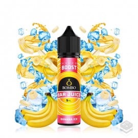 AROMA BANANA ICE BAR JUICE HYPER BOOST BOMBO ELIQUIDS 5ML LONGFILL