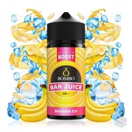 AROMA BANANA ICE BAR JUICE HYPER BOOST BOMBO ELIQUIDS 10ML LONGFILL