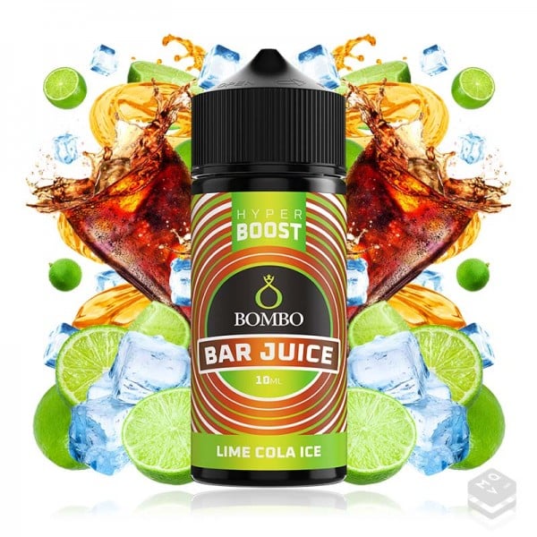 FLAVOUR LIME COLA ICE BAR JUICE HYPER BOOST BOMBO ELIQUIDS 10ML LONGFILL
