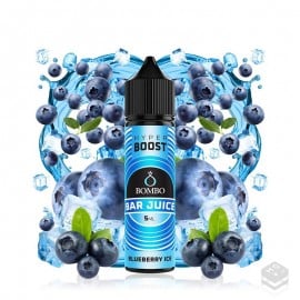 AROMA BLUEBERRY ICE BAR JUICE HYPER BOOST BOMBO ELIQUIDS 5ML LONGFILL