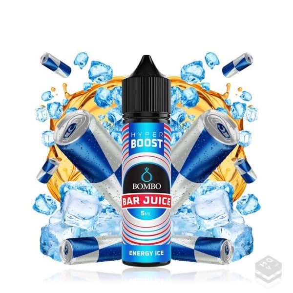 FLAVOUR ENERGY ICE BAR JUICE HYPER BOOST BOMBO ELIQUIDS 5ML LONGFILL