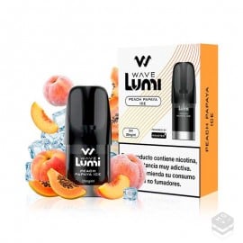 CARTUCHO PRECARGADO WAVE LUMI PEACH PAPAYA ICE BUD VAPE