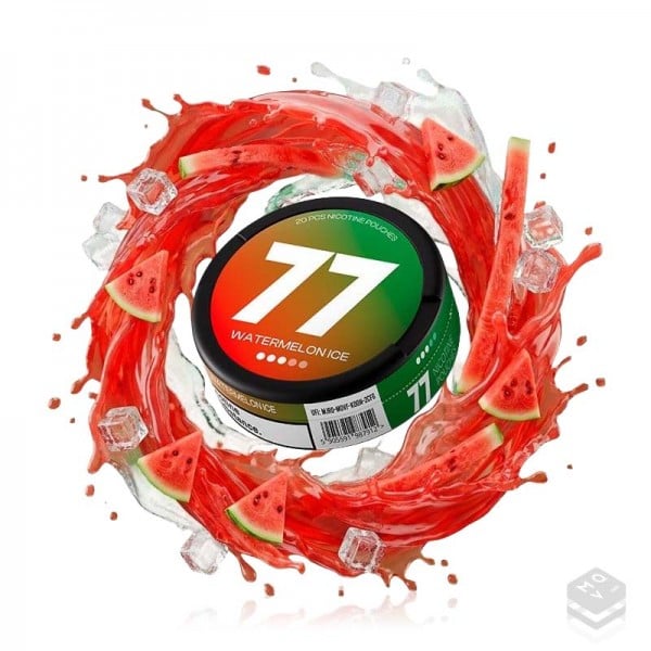 NICOTINE POUCHES WATERMELON ICE 77 NICOTINE POUCHES