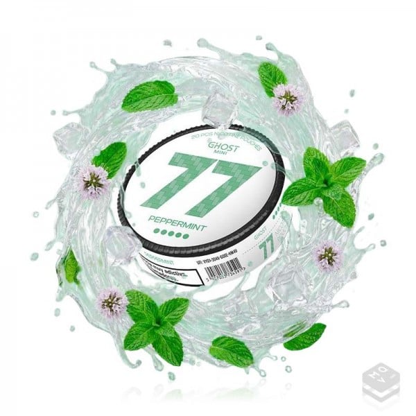 BOLSITA DE NICOTINA PEPPERMINT GHOTS MINI 77 NICOTINE POUCHES