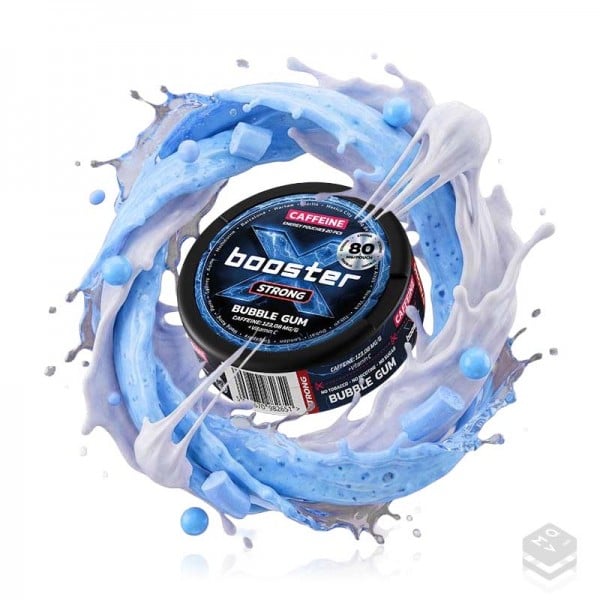 BOLSITA DE CAFEÍNA BUBBLE GUM X-BOOSTER