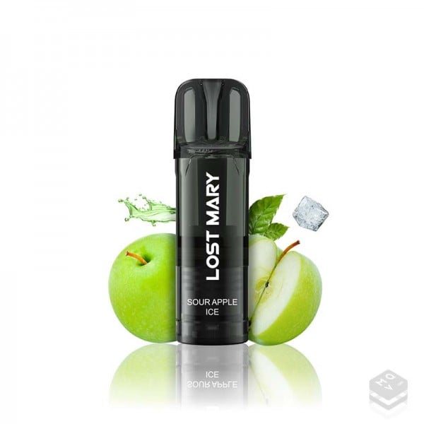 CARTUCHO PRECARGADO SOUR APPLE ICE LOST MARY TAPPO 2ML