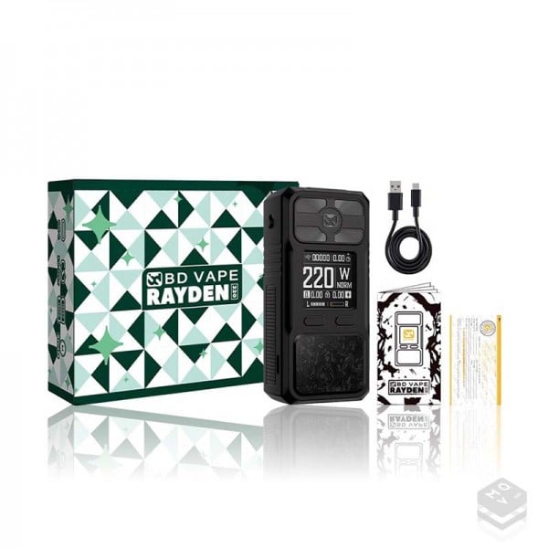 RAYDEN 220 FULL BLACK MOD BD VAPE