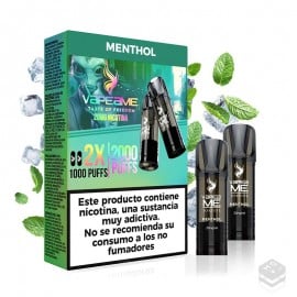 2 x MENTHOL VAPEAME REVIVE PRE-FILLED CARTRIDGES 2x2ML