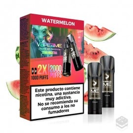 2 x WATERMELON VAPEAME REVIVE PRE-FILLED CARTRIDGES 2x2ML