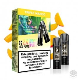 2 x CARTUCHOS PRECARGADOS TRIPLE MANGO VAPEAME REVIVE 2x2ML