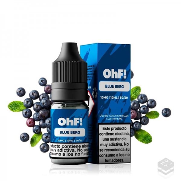 NICOTINE SALTS BLUE BERG OHF! 10ML VAPE