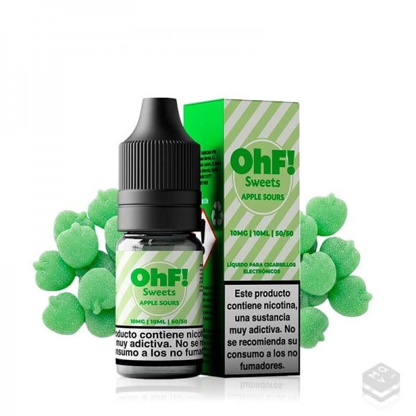 SALES DE NICOTINA APPLE SOURS OHF! 10ML