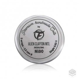 COILS ALIEN CLAPTON MTL 0.63 OHM Ni80 HANDMADE SERIES - FUMYTECH