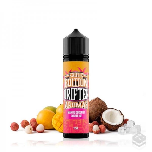 AROMA DRIFTER EXOTIC MANGO COCONUT LYCHEE ICE 12ML LONGFILL