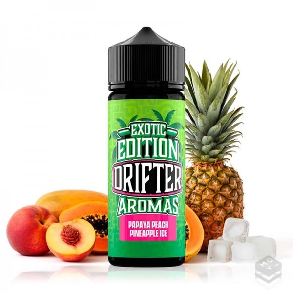 AROMA DRIFTER EXOTIC PAPAYA PEACH PINEAPPLE ICE 24ML LONGFILL