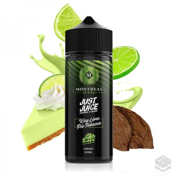 AROMA KEY LIME PIE TOBACCO MONTREAL ORIGINAL X JUST JUICE 24ML LONGFILL