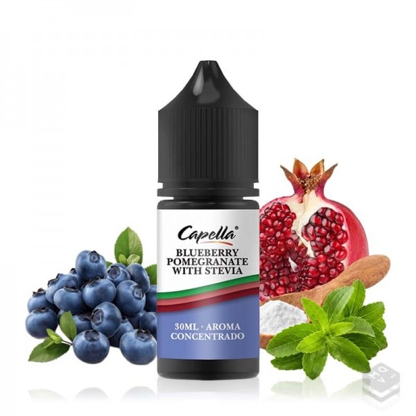 BLUEBERRY POMEGRANATE WITH STEVIA CAPELLA FLAVOURS 30ML