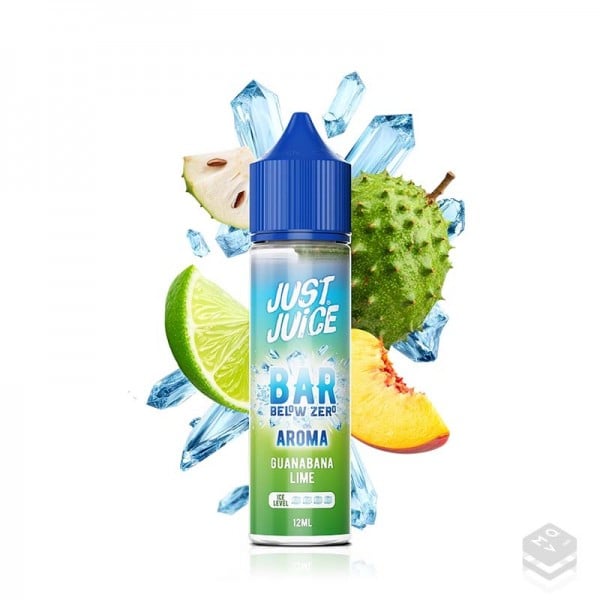 FLAVOUR GUANABANA LIME JUST JUICE BELOW ZERO 12ML LONGFILL