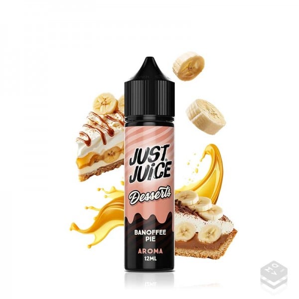 FLAVOUR BANOFFEE PIE JUST JUICE DESSERTS 12ML LONGFILL