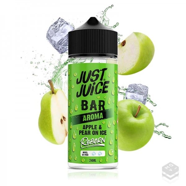 FLAVOUR APPLE PEAR ON ICE JUST JUICE REBORN BAR 24ML LONGFILL