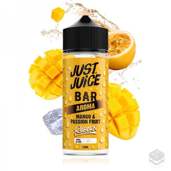 AROMA MANGO PASSION FRUIT JUST JUICE REBORN BAR 24ML LONGFILL