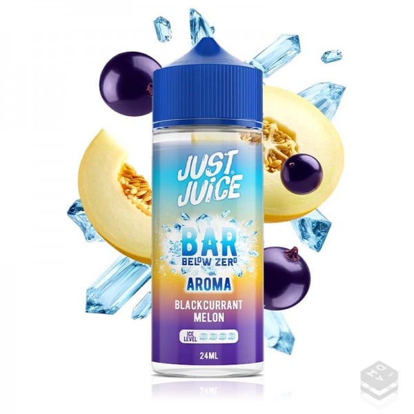 FLAVOUR BLACKCURRANT MELON JUST JUICE BELOW ZERO 24ML LONGFILL