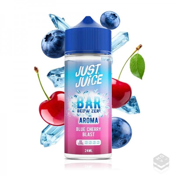 FLAVOUR BLUE CHERRY BLAST JUST JUICE BELOW ZERO 24ML LONGFILL