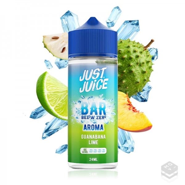 AROMA GUANABANA LIME JUST JUICE BELOW ZERO 24ML LONGFILL