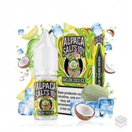 SALES DE NICOTINA MELON COCO ICE ALPACA SALTS 10ML