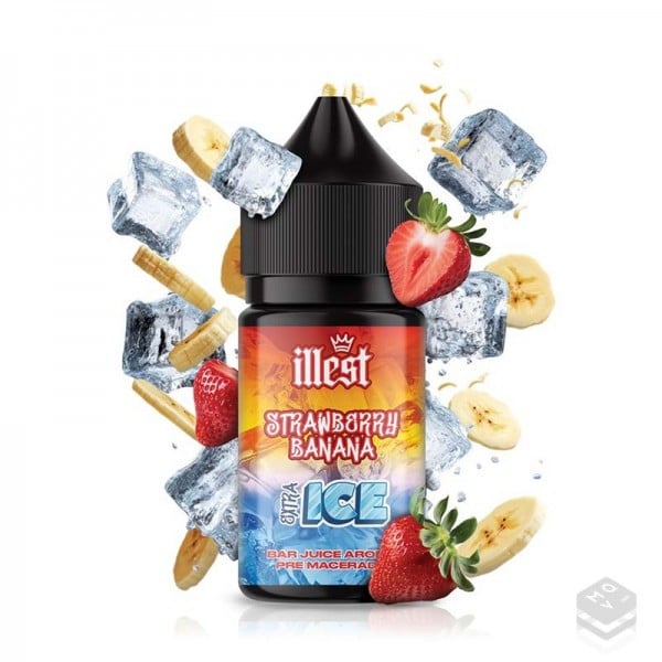 AROMA STRAWBERRY BANANA EXTRA ICE ILLEST 5ML MINILONGFILL