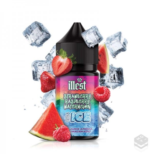 AROMA STRAWBERRY RASPBERRY WATERMELON EXTRA ICE ILLEST 5ML MINILONGFILL
