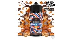 FLAVOUR PEANUT CHOCOLATE CARAMEL BAR JUICE BY BOMBO 24ML LONGFILL