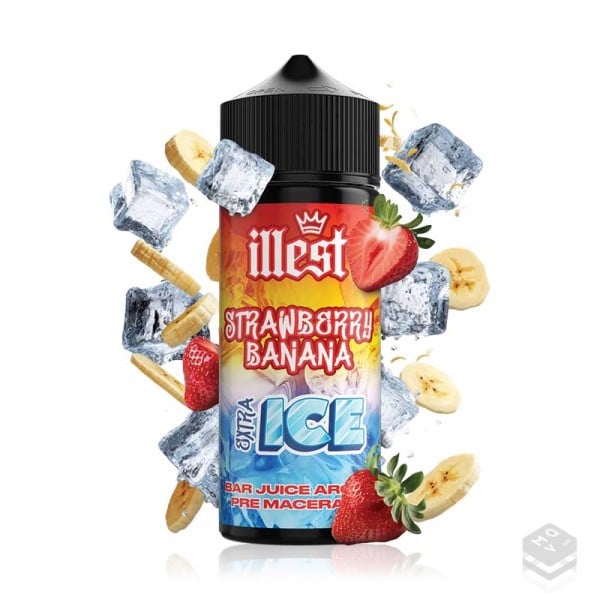 FLAVOUR STRAWBERRY BANANA EXTRA ICE ILLEST 20ML LONGFILL