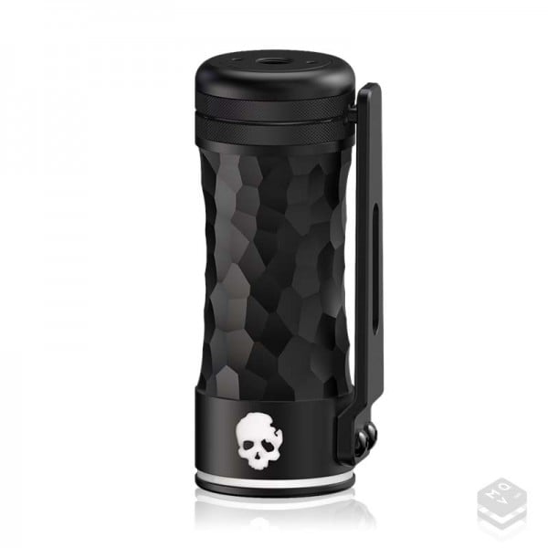BONZA PRO MECH MOD BLACK WHITE THUNDER CLOUD X VAPING BOGAN