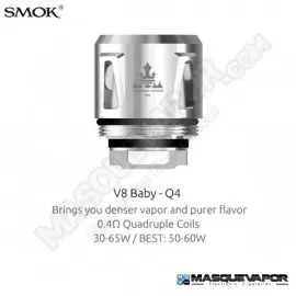 SMOK V8 BABY-Q4 COIL SMOK TFV12 BABY PRINCE TANK VAPE