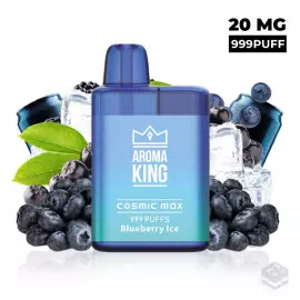 VAPER DESECHABLE AROMA KING COSMIC MAX BOX BLUEBERRY ICE 20MG