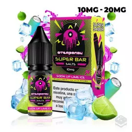 NICOTINE SALTS SODA UP LIME ICE ATEMPORAL SUPER BAR THE MIND FLAYER 10ML