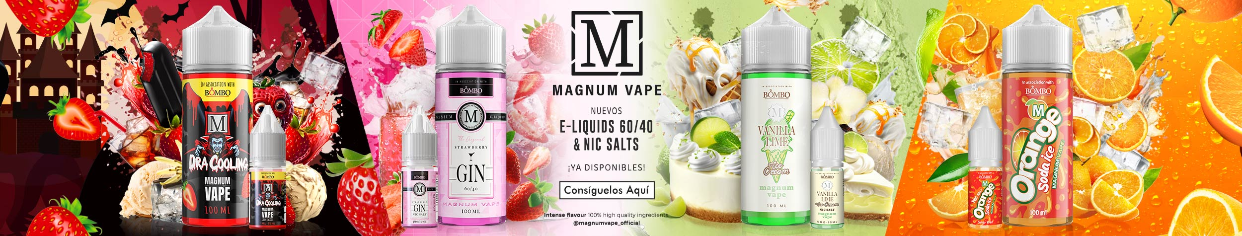 Nuevos E-liquid 60/40 & Nic Salts Magnum Vape